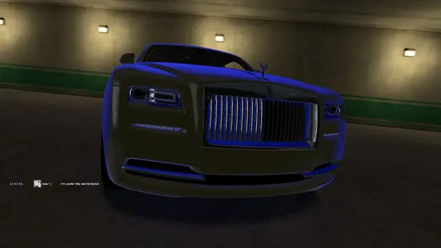 Rolls-Royce Wraith in the tunnel